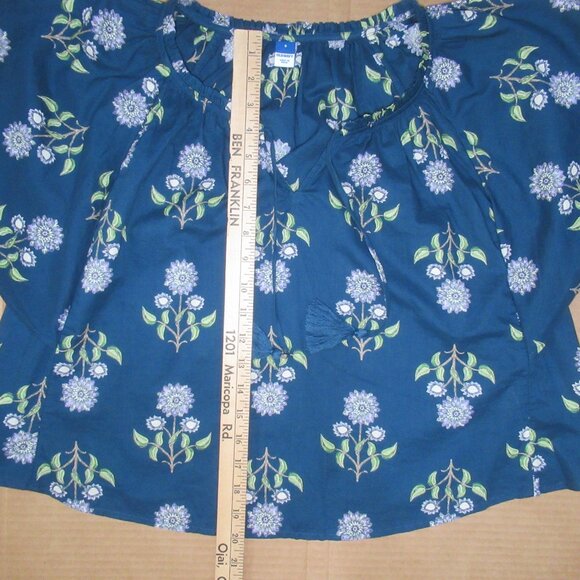 Old Navy Floral Tassel Peasant Top | Size Small | NWT - Picture 4 of 13